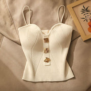 Bandeau Sling Vest Inner Match Women's Outer Wear Sleeveless Beauty Back Short Top
