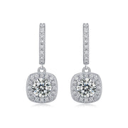 S925 Silver Earrings Moissanite Dream Long Ear Studs