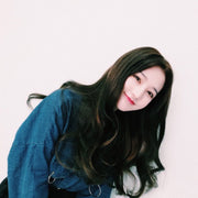 Mid-length long curly hair female wig