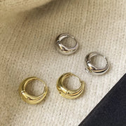 Simple Retro Metal Geometric Simple Earrings