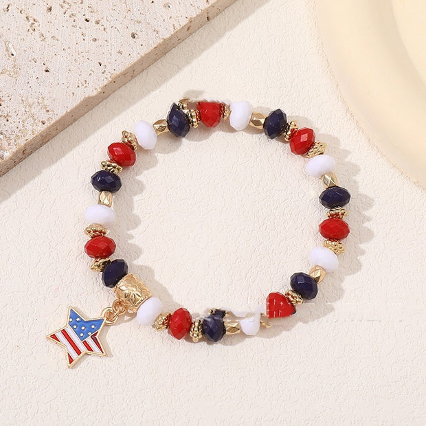 Love Five-pointed Star Crystal Bracelet