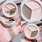 Three-color Concealer Highlight Repair Discoloration Resistant