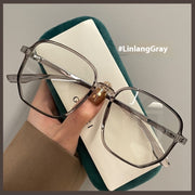 Large Frame Irregular Glasses Round Face Super Light Oversized