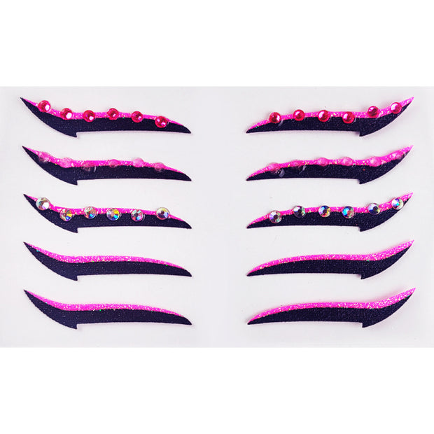 Eye Shadow Stickers Self-adhesive Stage Makeup Party