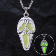 Popular Exaggerated Skull Luminous Mask Pendant