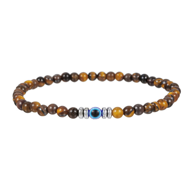 Devil Eye Bracelet Yellow Tiger Eyes Couple Bracelet