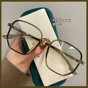 Large Frame Irregular Glasses Round Face Super Light Oversized