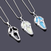 Popular Exaggerated Skull Luminous Mask Pendant