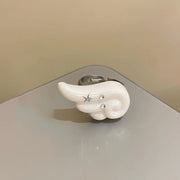 Niche Fashion Angel Wings Cute Open Ring For Women