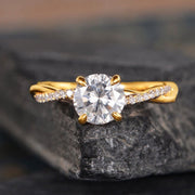 European And American Simple Plated 18K Gold Ring