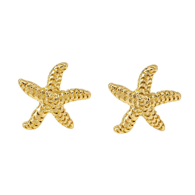 European And American Style Cool Fashion Trendy Starfish Earrings