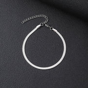 Women's Stainless Steel Simple Blade Bracelet