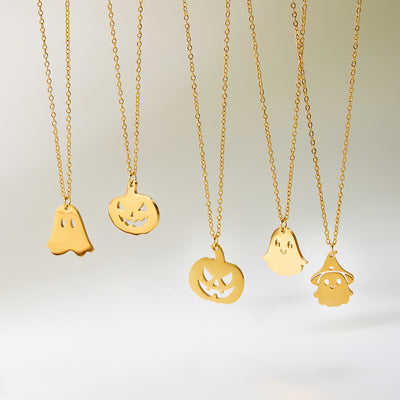 Halloween Element Pumpkin Head Ghost Ornament Pendant Personality