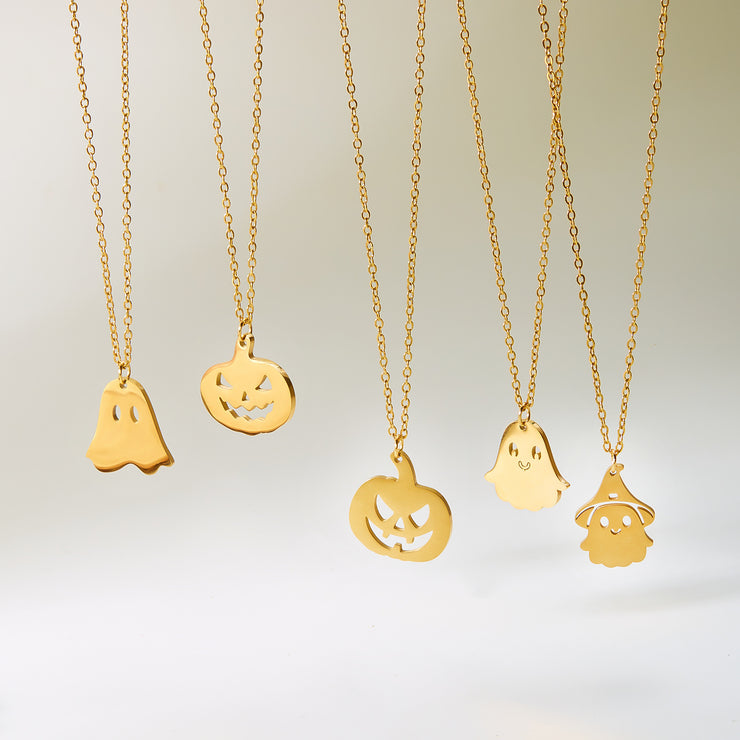 Halloween Element Pumpkin Head Ghost Ornament Pendant Personality