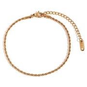 Fashion Simple Titanium Steel Twist Bracelet