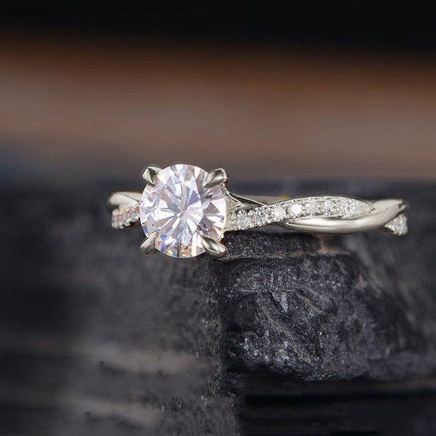 European And American Simple Plated 18K Gold Ring