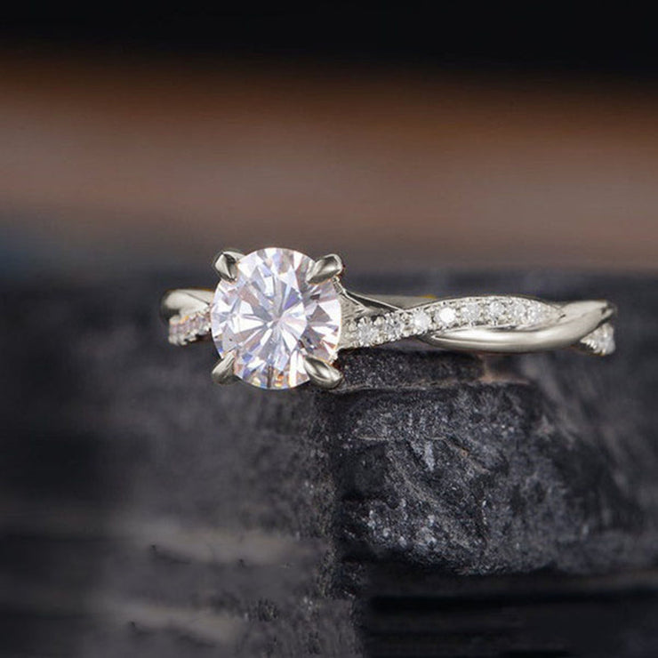 European And American Simple Plated 18K Gold Ring