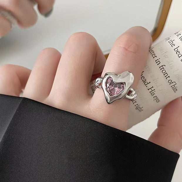 Ins Trendy Personality Ring Women's Advanced Heavy Industry