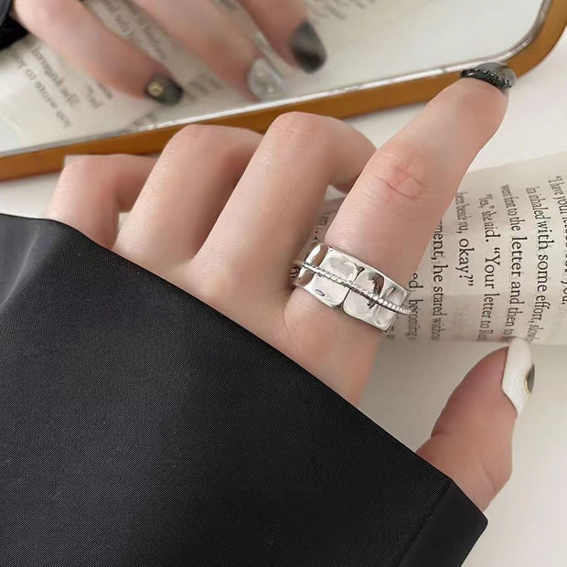 Ins Trendy Personality Ring Women's Advanced Heavy Industry