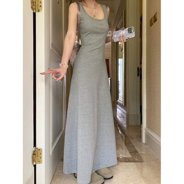Design Sense Graceful Vest Sling Dress