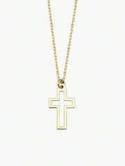 Women's Hollow Cross Pendant Necklace