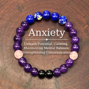 Natural Amethyst Tiger Eye Turquoise Bracelet