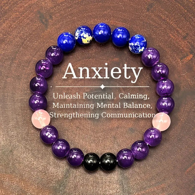 Natural Amethyst Tiger Eye Turquoise Bracelet