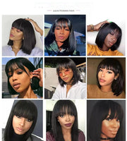 Air Bangs Natural Fluffy African Wig Set