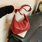 Underarm Bag Oil Wax Leather Trendy Texture One-shoulder Crossboby Bag Women's Bag