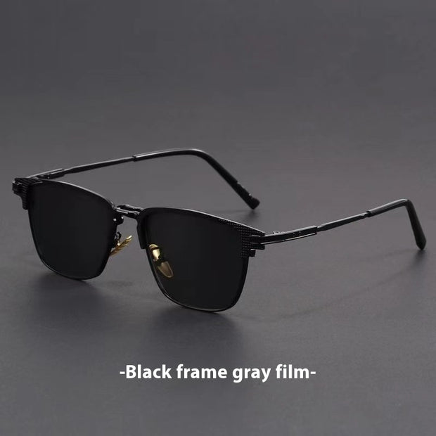 Retro Artistic UV Protection Small Square Box Sunglasses
