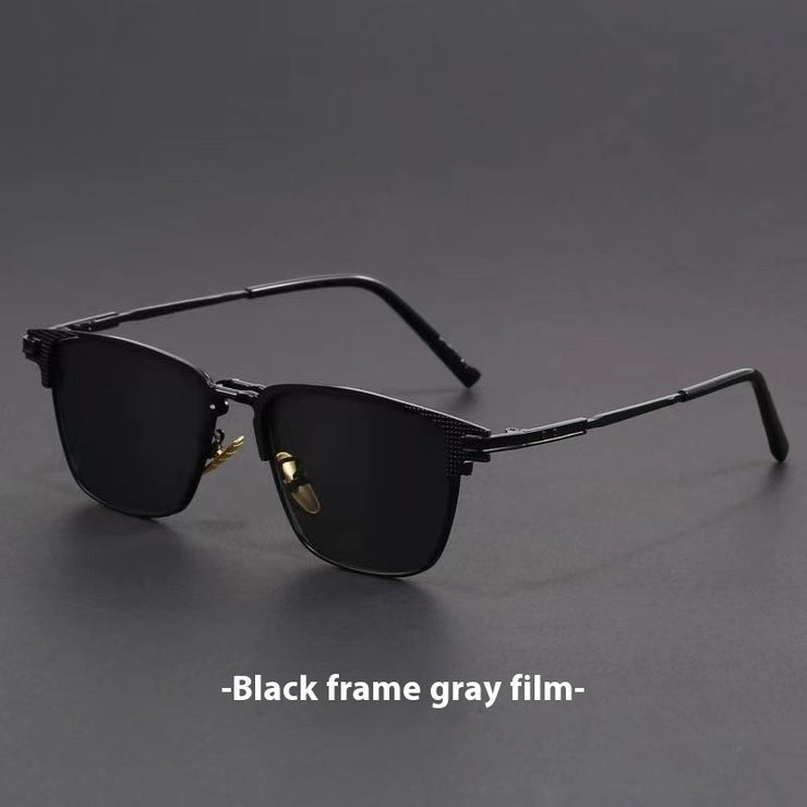 Retro Artistic UV Protection Small Square Box Sunglasses