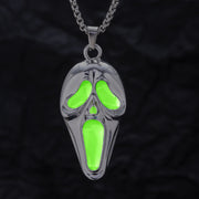 Popular Exaggerated Skull Luminous Mask Pendant