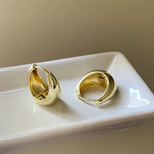 Simple Retro Metal Geometric Simple Earrings