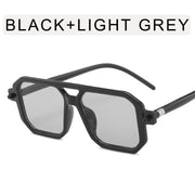 Fashionable Double-beam Polygonal Sunglasses For Men And Women