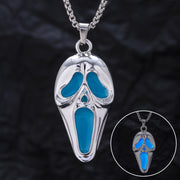 Popular Exaggerated Skull Luminous Mask Pendant